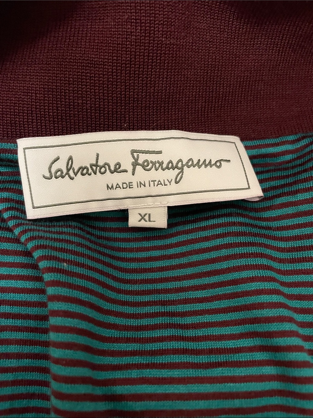 Salvatore Ferragamo Reversible Polo size XL - Picture 10 of 12
